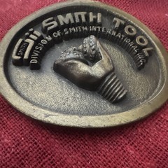 Vintage Smith Tool Division of Smith Inter. Belt Buckle Oilfield Drill Bit