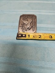 Remington Arms Company « First In The Field » Belt Buckle 1980 Canada Goose VTG