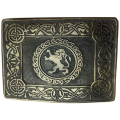 Scottish Rampant Lion Design Kilt Belt Buckle High Quality Antique Finish AAR