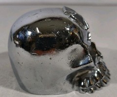 Motorcycle Knob Cover IRON CROSS/SKULL maltese cross chopper motorcycle biker