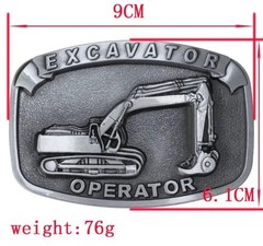Excavator Operator Belt Buckle More Trades Also Plumber Mechanic Carpenter