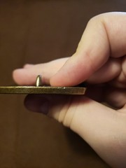 Handyman Club of America Life Member Brass Hammer Belt Buckle 1996