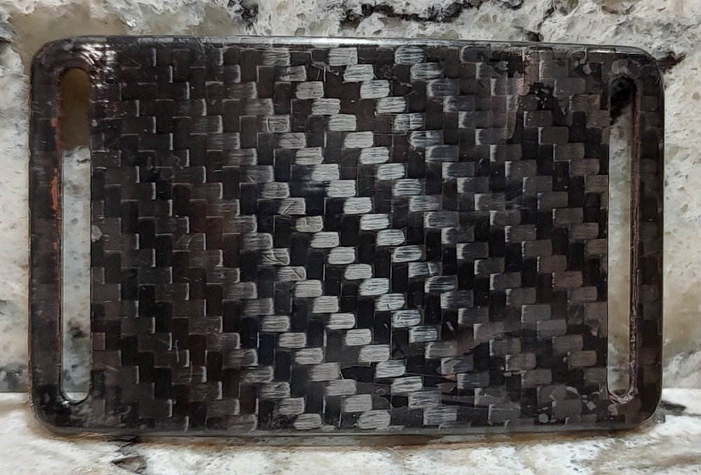 GRIP6 BELT BUCKLE – DARK MATTER CARBON FIBER – 1.5 INCH WIDE – WOMEN and MEN #13