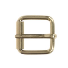 1&Prime; (25 mm) Nickel Free Single Prong Square Roller Belt Buckle