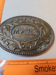 Oden Belt Buckle « Mark » Made in USA Brass Tone