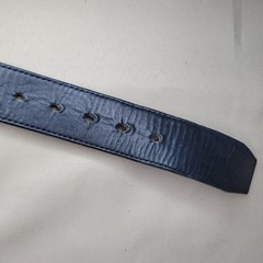 Justin Mens Leather Belt Size 44 Made in USA Top Grain Leather No Buckle