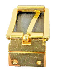 Reversible ROLLER Belt Buckle GOLD PLATED Tone Buckle fit&rsquo;s 7/8 inch (22mm)