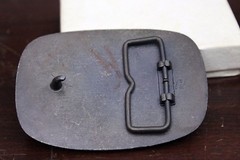Original 1980s Gearhart Company Bronze/Brass Metal Belt Buckle Well Drilling