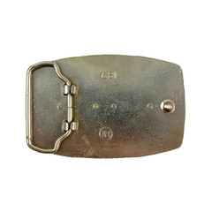 Vintage Historic Deadwood South Dakota 681 Beaded Edge Metal Belt Buckle