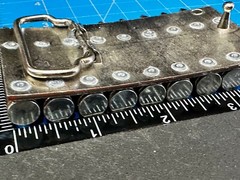 Gun Bullet&rsquo;s Shell Casing Chain Ammo Clip Figural Belt Buckle