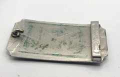 VINTAGE HOOK-FAST PERSONALIZED  »LOCOS SUR 1933 INSTITUTE » BELT BUCKLE