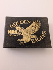 Vintage NRA Belt Buckle 2010 in Box Eagle Enamel