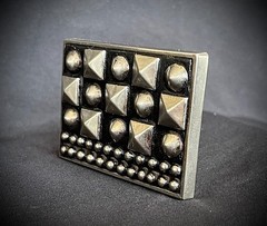 Studded Belt Buckle Archive 2007–2009 Industrial Grid Punk OOAK Darren McNeese