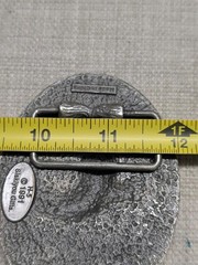 vintage RODEO belt buckle BUCKIN BRONCO cowboy WESTERN pewter brass