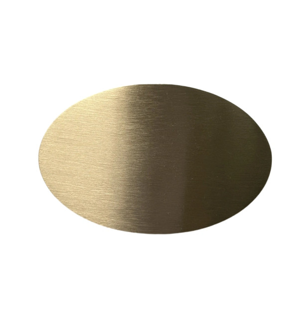 Solid Brass Oval Shape Metal Belt Buckle