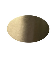 Solid Brass Oval Shape Metal Belt Buckle