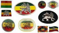 Reggae Rastafarian Belt Buckle Jamaican Dub Mountain Lion Judah Metal Musicians