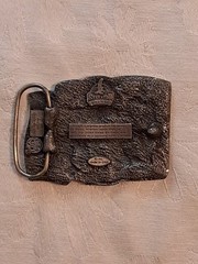 US Air Force Military Belt Buckle Amarican Flag Eagles Wings USA