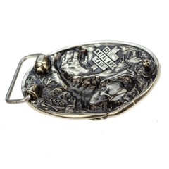 Scorpion german silver handmade belt buckle, Scorpion buckle for casual belt