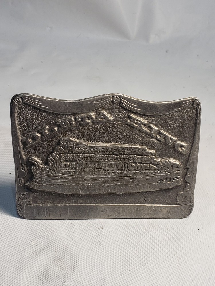 DLETA KING JUNE 1 1927- SEPT 29 1940 Belt Buckle by BILLIE BEE CREATIONS