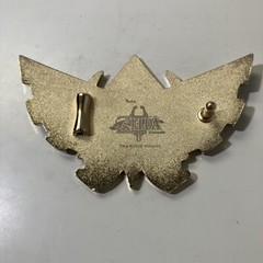 Nintendo Buckle The Legend Of Zelda Black and Gold Triforce Belt 4.75 x 2.75”