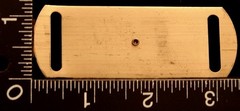 LL08126 VINTAGE ***RECTANGULAR w/ INTRICATE CENTER DESIGN*** BELT BUCKLE