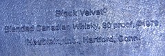 Belt Buckle – Black Velvet – Spirit of PRO RODEO – Blended Canadian Whisky, 80 p
