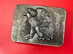 American Eagle Ready To Fight! Patriotic Usa Pride Belt Buckle