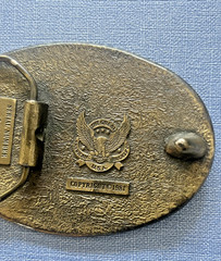 Vintage « The State Of Texas » The Great American Buckle Co. Belt