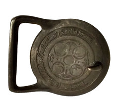 Tech Ether Guild « Baldric » Brass Belt Buckle 1975… New Old Stock Vintage