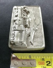 TRAIN STEAM ENGINE AMERICAN LOCOMOTIVE SUN CLOUDS CAR TENDER BELT BUCKLE