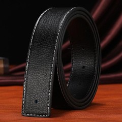Luxury 38mm Replacement Belt Genuine Leather Mens Reversible Strap for H Buckle✨