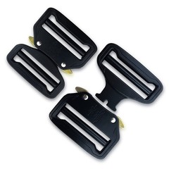 TXZWJZ Metal Buckle Dual Adjustable Tactical Belt 2inch(50mm), Black
