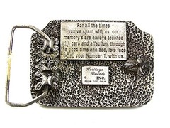 1984 FATHERS DAY Belt Buckle By HERITAGE BUCKLES 51217