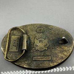 Great American Buckle Co. Chicago Serial #747 Horse Western Cowboy USA