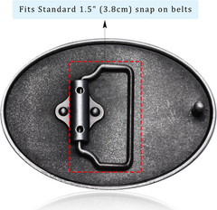 The United State of American Flag Belt Buckle Patriotic Eagle Western Cowboy Buc