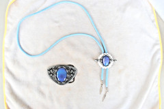Western Belt Buckle and Bolo Set