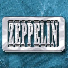 Men&rsquo;s Led Zeppelin Logo Silver Chrome Buckle Belt Buckle