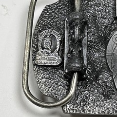 1991 Native American Crazy Horse Sioux Indian Chief Pewter Buckle Arroyo Grande