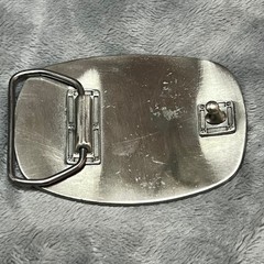 2nd Infantry Regiment Ramrods Belt Buckle Silver Tone 3.5×2.5 Inches Military GI