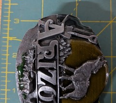 ARIZONA BELT BUCKLE NEW NICE PEWTER 1990 MADE BY ARROYO GRANDE BUCKLE USA