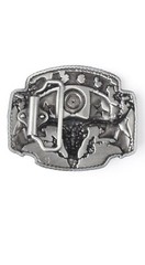 Longhorn Bull Belt Buckle for Men Western Rodeo Texas Cowboy Hebillas Vaqueras