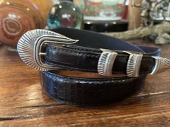 MM Rogers Sterling Silver Belt buckle 1.25-.75 34-36✅