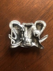 Western Texas Cowboy Cowgirl Boots Rodeo Stampede Metal Unisex Men’s Belt Buckle