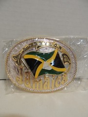 Jamacia Bobbylon Buckle NEW SEALED Green Yellow White Love Music Belt Buckle
