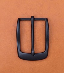 Cool Black Pin Single Prong Clip Buckle for DIY Leathercraft Belt Replacement