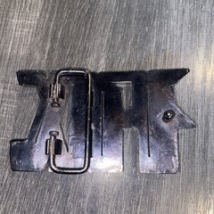 Fox Racing Belt Buckle Metal Silver Logo Motocross BMX MTB Skate Y2K Style