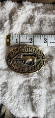 Vtg 1982 Great American Buckle Co Bow Hunters Have Longer Shafts Serial 522 Deer