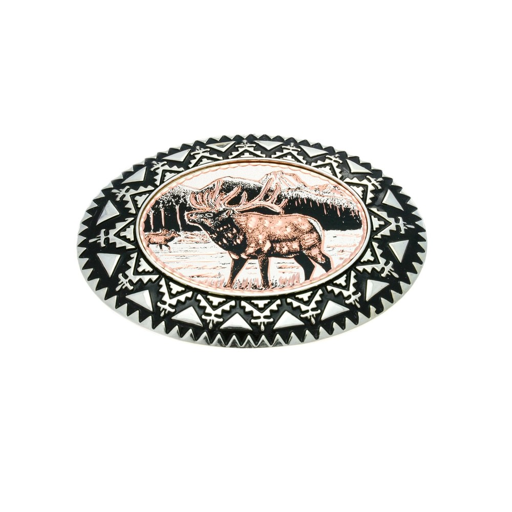 Western Belt Buckles Men Bear/Native/Deer/Wolf/Elk/Horse/Eagle/Train/WolfCowboy