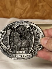 Rocky Mountain Wonderland Ltd Edition Hamilton Stores Yellowstone Belt Buckle 9A